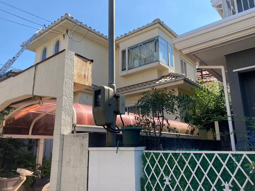 高石市N様邸｜屋根外壁塗装工事（施工前）